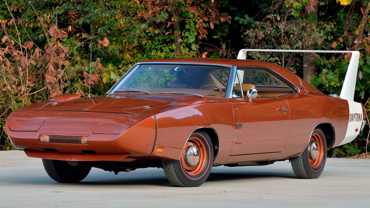 1969 Dodge Hemi Daytona muscle car sold for record $1.43 million