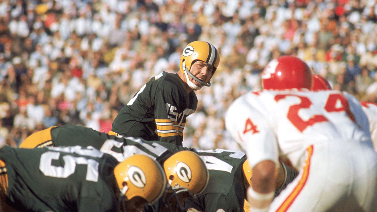 Green Bay Packers quarterback Bart Starr at Super Bowl I