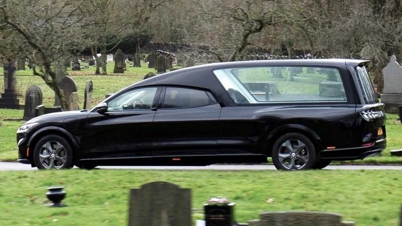 Electric Ford Mustang Mach-E hearse revealed