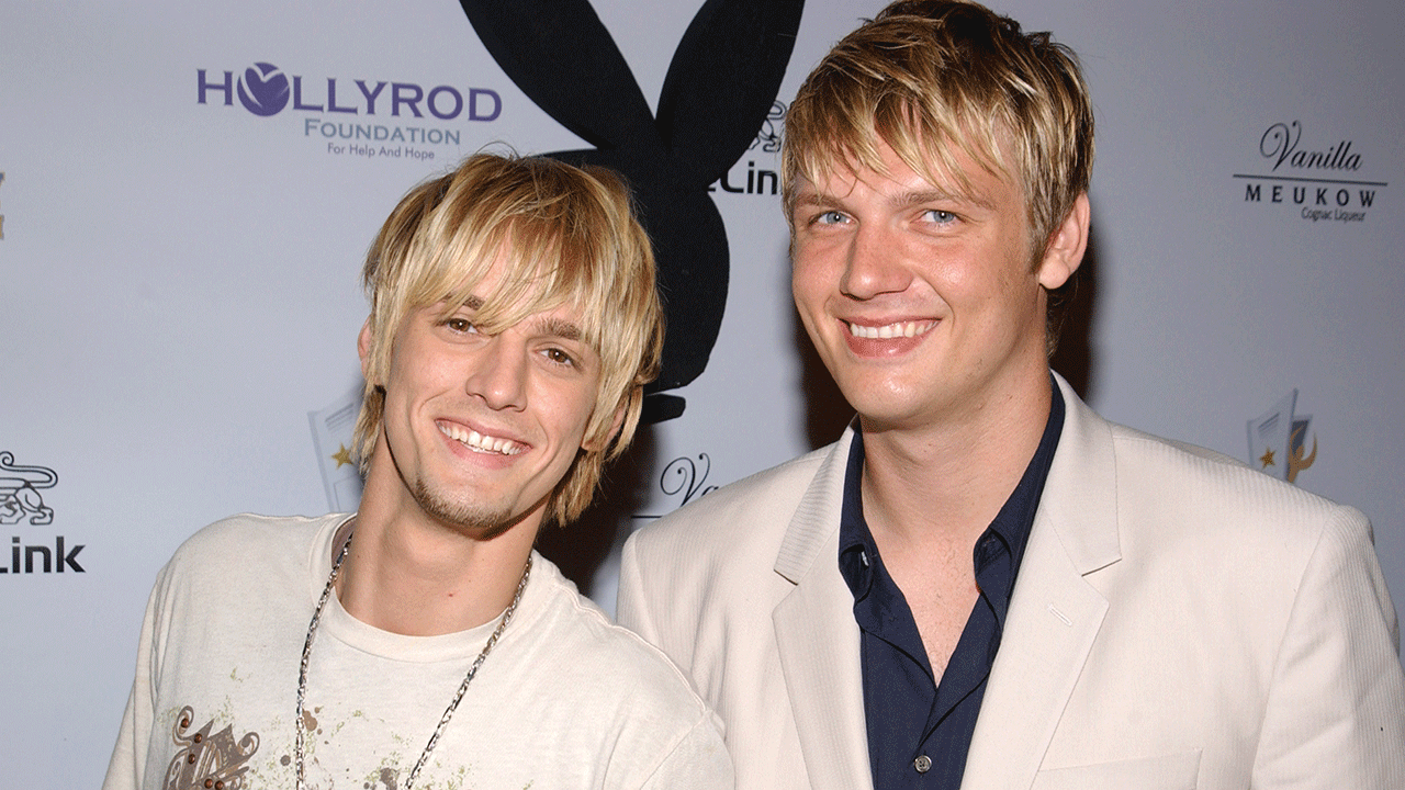 Carter, the younger brother of Backstreet Boys member Nick Carter, right, rose to fame at age 9 after releasing his self-titled debut album in 1997.  