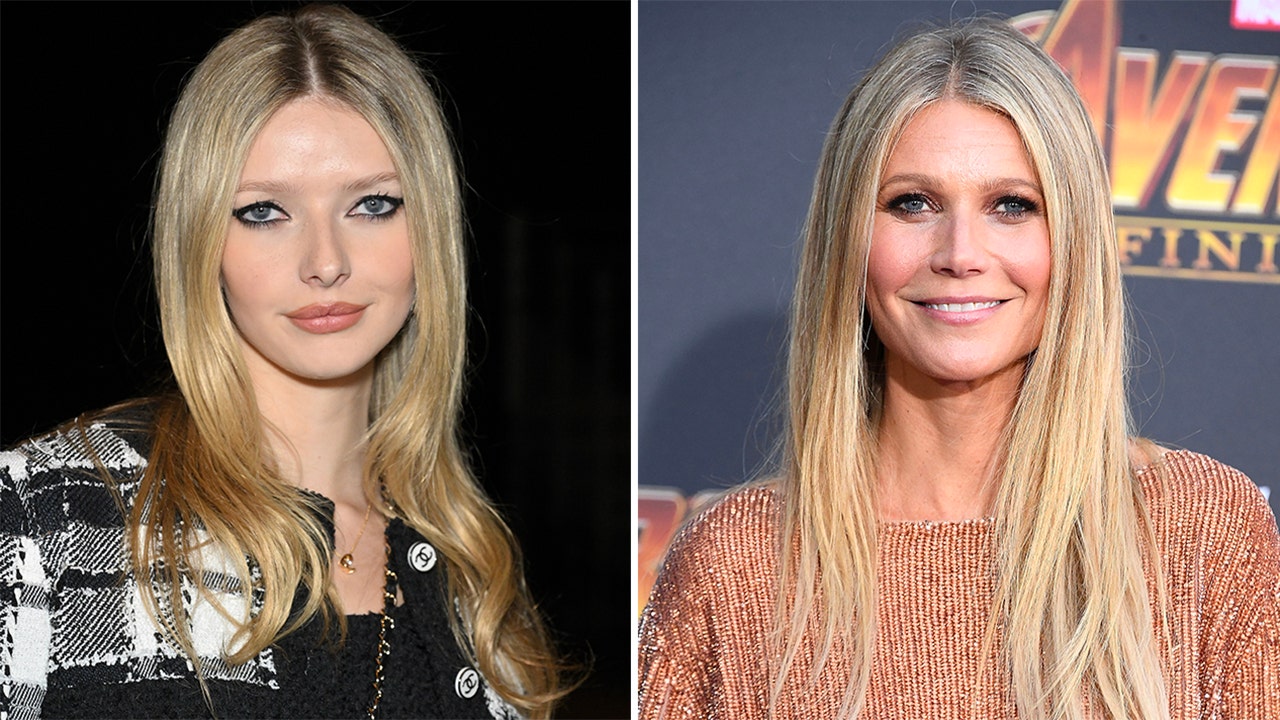 Gwyneth Paltrow S Daughter Apple Is Spitting Image Of Her Mother At Paris Fashion Week Debut