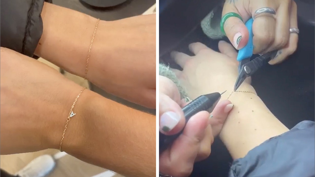 Permanent bracelets: The trend that'll give the 'thrill' of a tattoo 'without the pain'