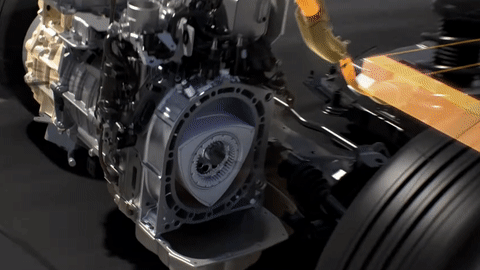 mazda rotary engine animation
