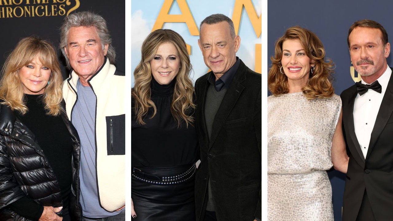 Real-life celeb couples who sizzle on-screen Tom Hanks and Rita Wilson, Goldie Hawn and Kurt Russell and more Fox News