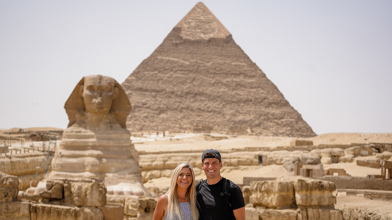Hudson and Emily egypt