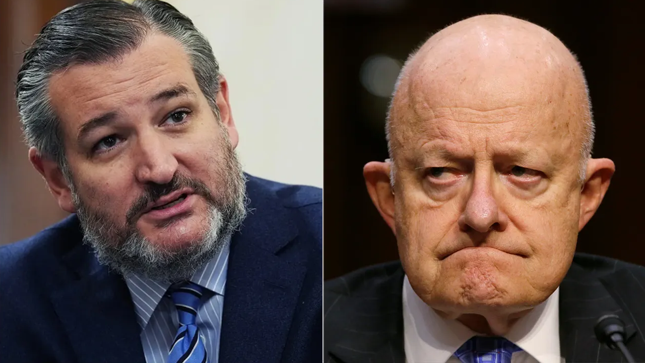 Ted Cruz calls out Clapper for flip-flop on Biden laptop being Russian disinfo: 'Trying to cover his own rear'