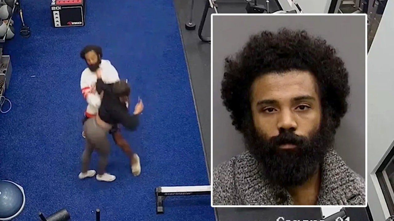 Woman fiercely fights off apartment complex gym attacker: video