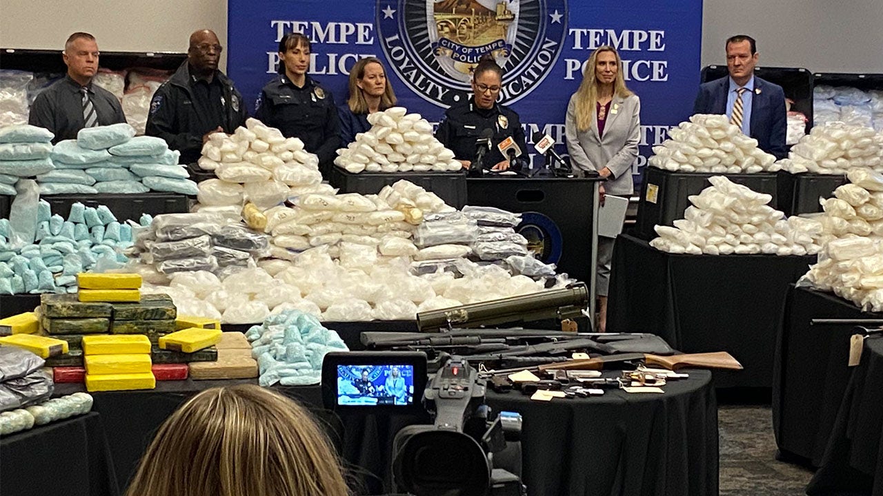 Arizona police, DEA seize huge quantity of opioid, other drugs in bust targeting powerful Sinaloa cartel