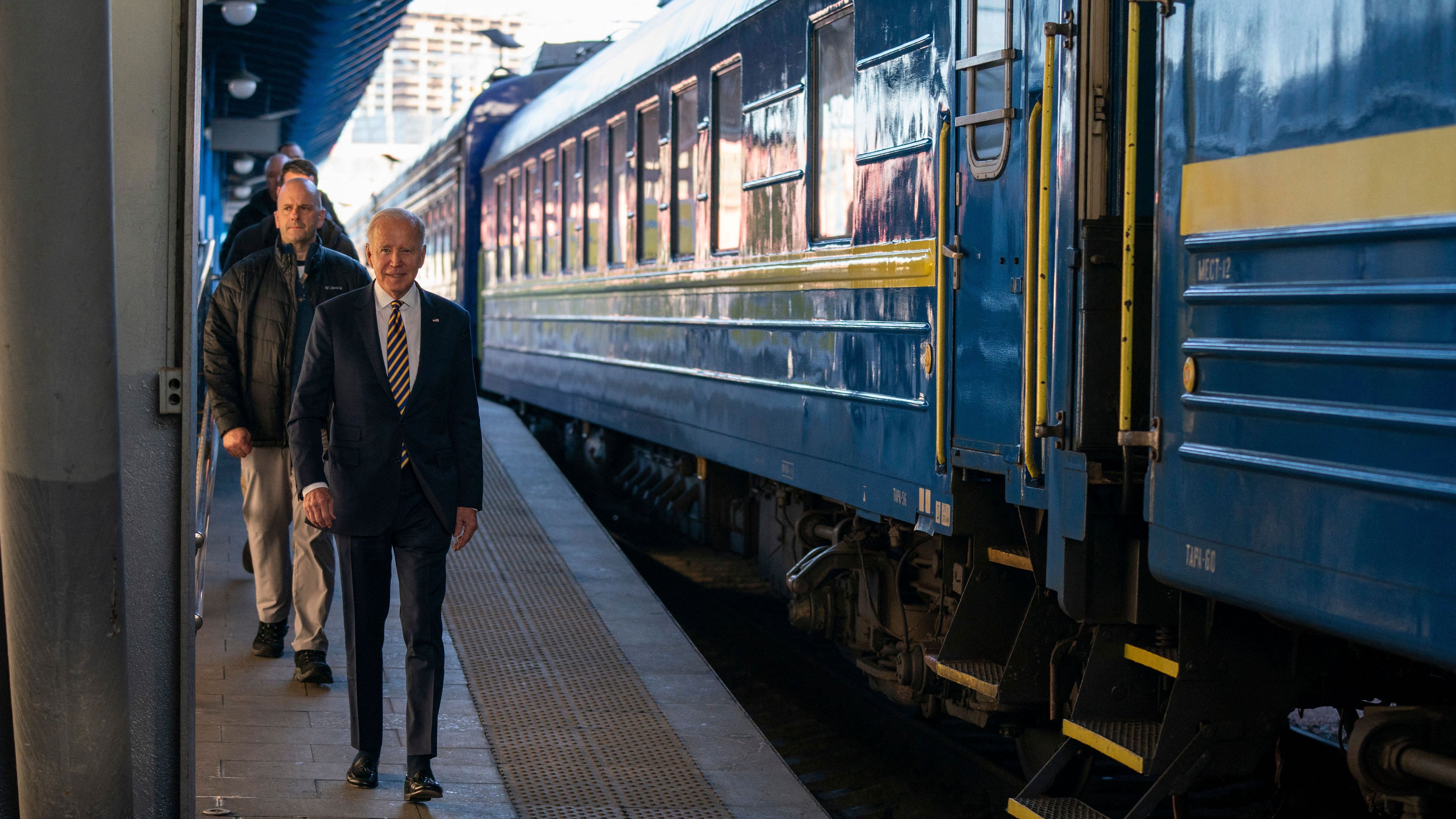 How President Biden secretly traveled to Ukraine