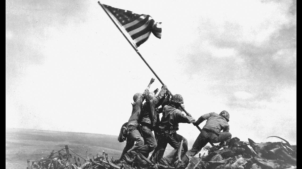 On this day in history, Feb. 23, 1945, US Marines raise American flag over Iwo Jima, captured in heroic photo