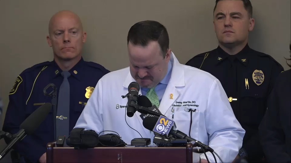 News :Michigan State shooting: Doctor breaks down in tears describing response