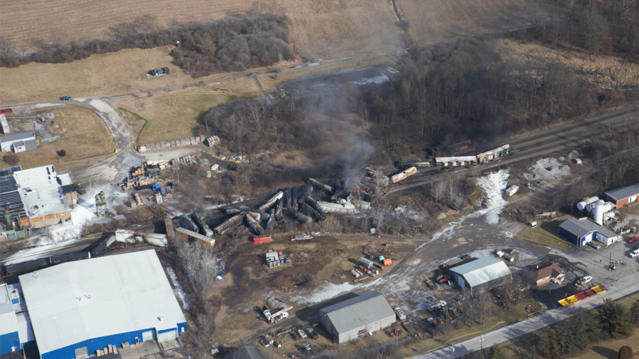 East Palestine train derailment site workers are getting sick, union says