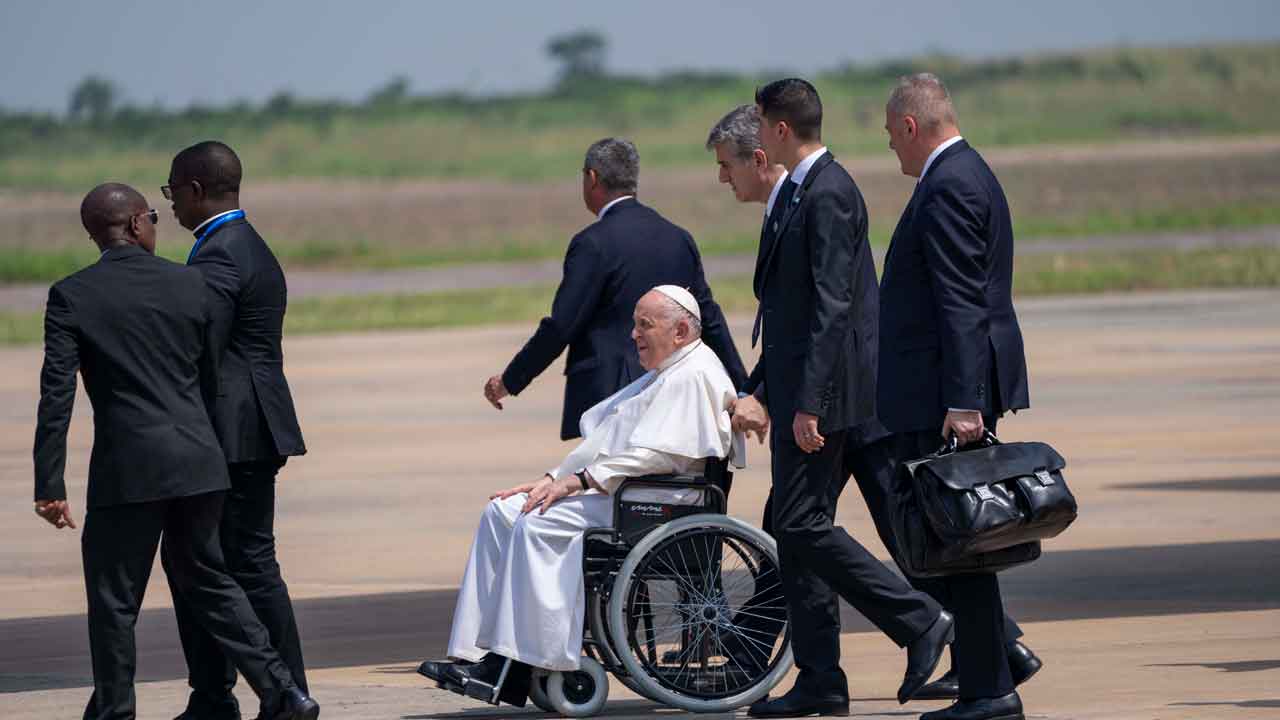 Pope Francis heads to South Sudan, hopes to draw national attention to fighting, worsening humanitarian crisis