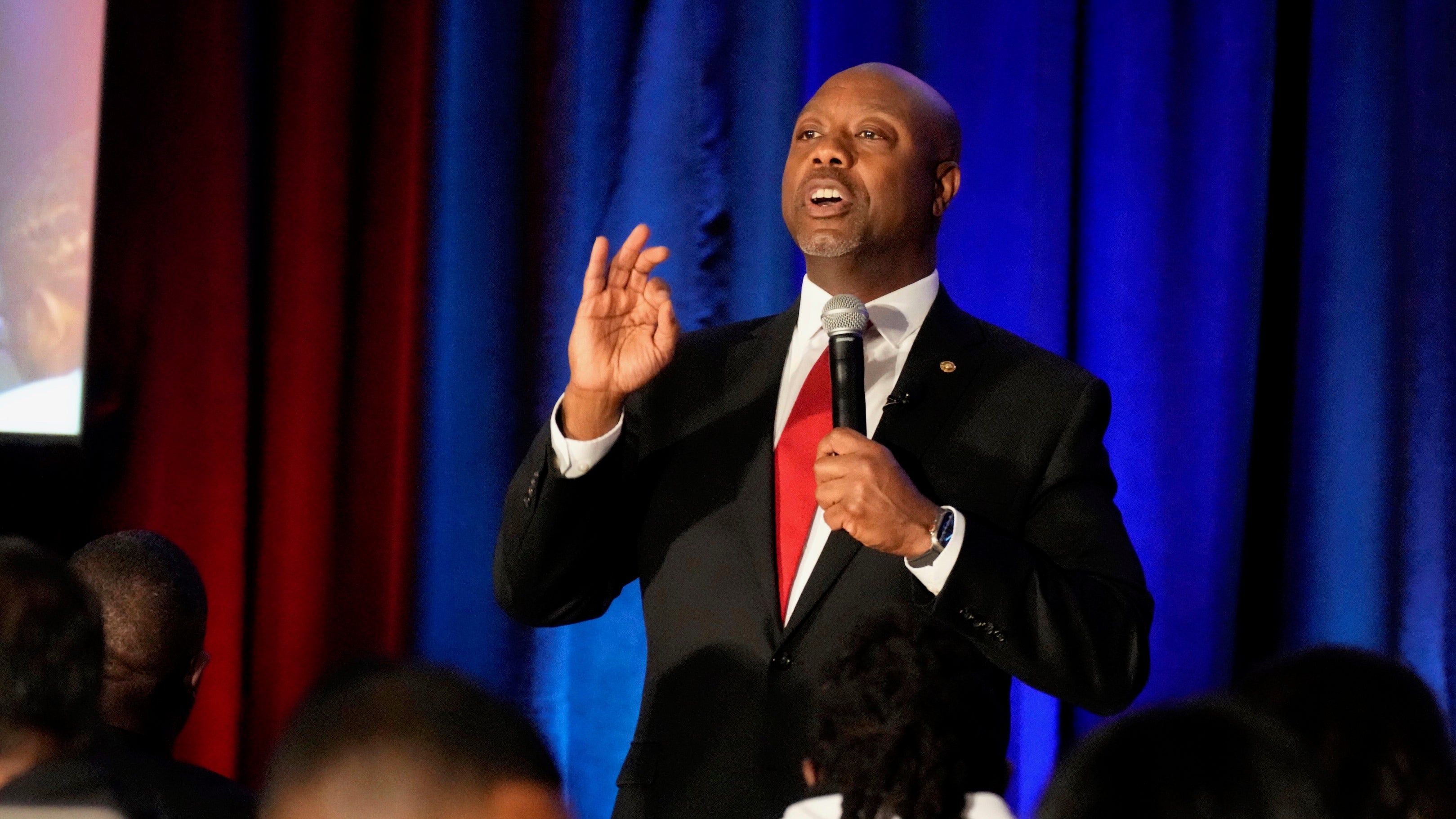 As he stops in Iowa, fueling more 2024 buzz, Tim Scott says it ‘about the mission,’ not the 'timeline'