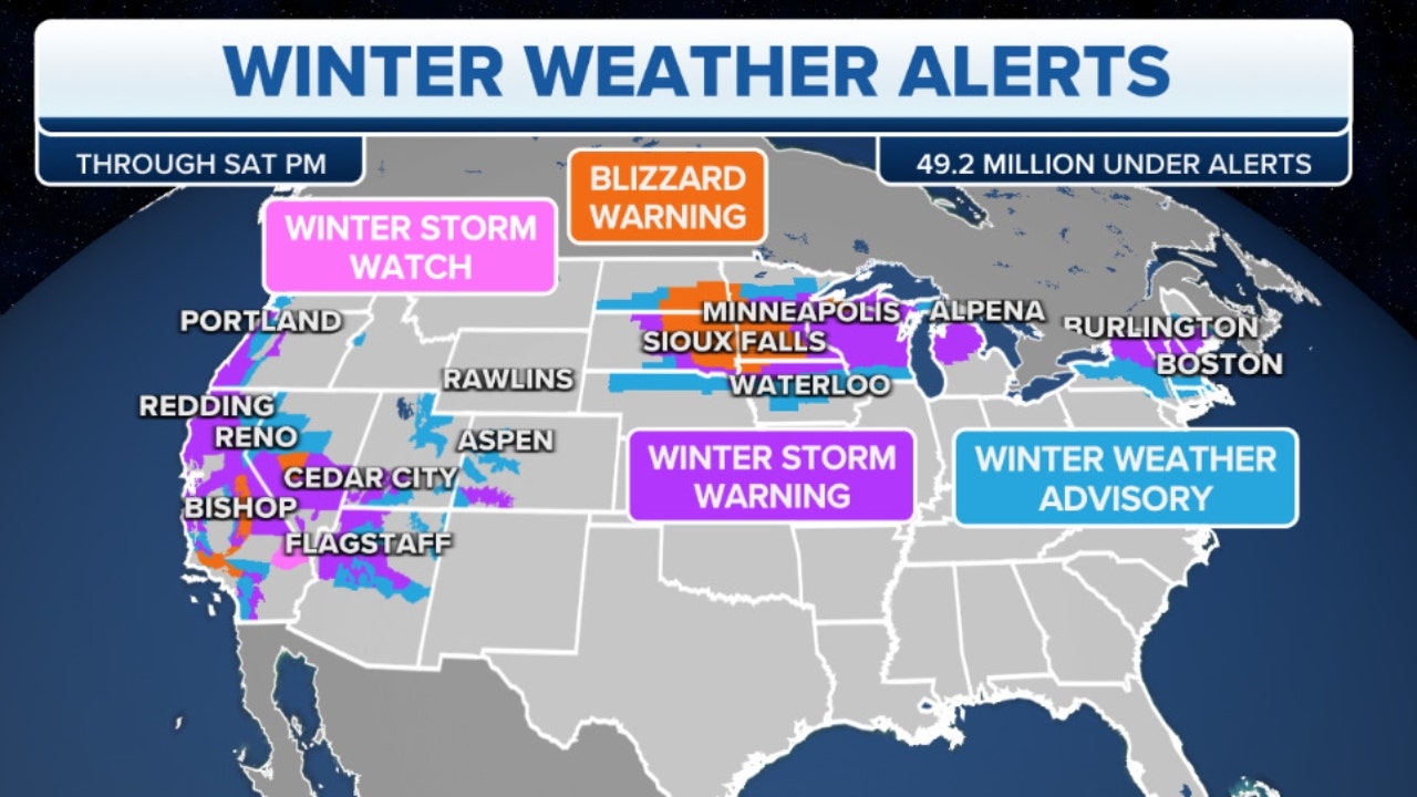 Winter Weather Advisories Stretch Across The Country As Threats Shift ...