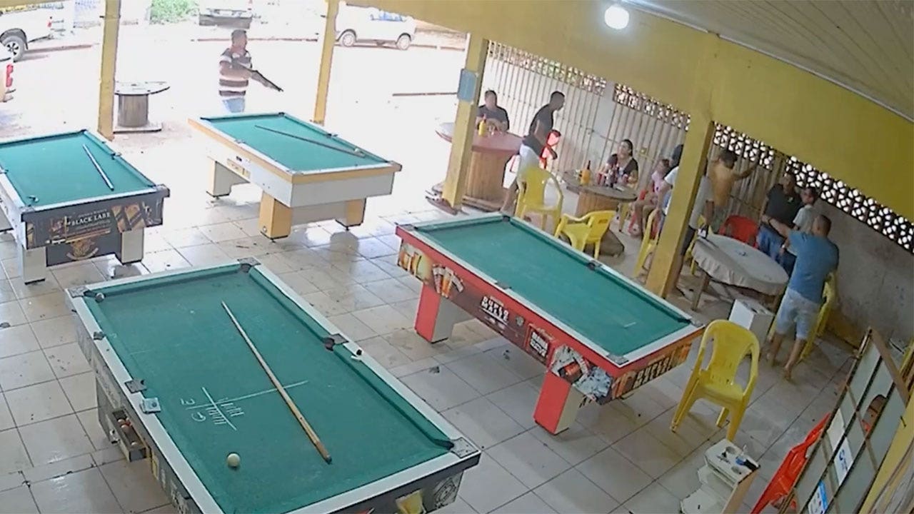 Seven killed in Brazilian pool hall massacre after losers mocked: video