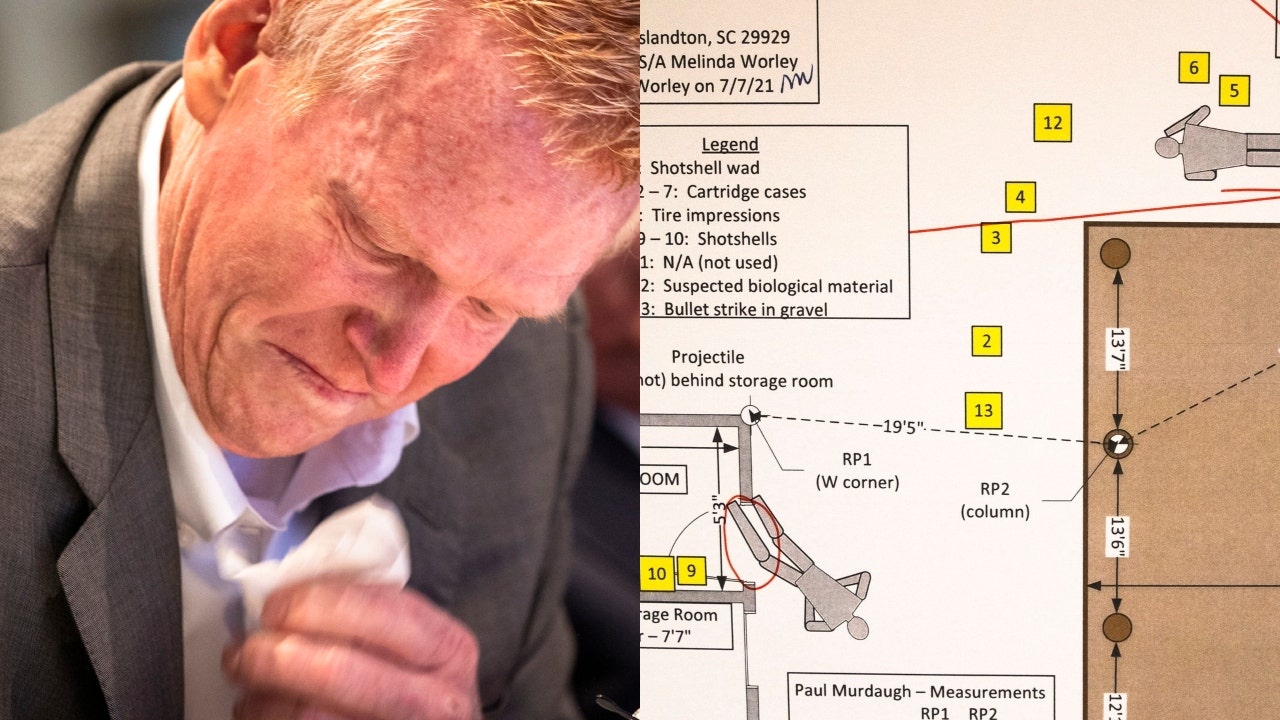 Fox News Alex Murdaugh trial Video illustration shows crime scene