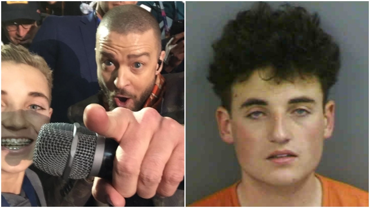 News :Florida ‘selfie kid’ who took viral photo with Justin Timberlake at Super Bowl arrested after drunken fight