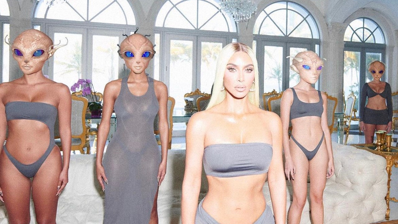 Kim Kardashian fans suggest she's behind UFO sightings after alien-themed  SKIMS ads: 'She knows something