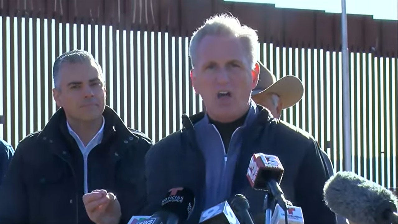 McCarthy, in Arizona, says ‘no-one believes’ Biden admin’s claim border is secure, cartels are in control