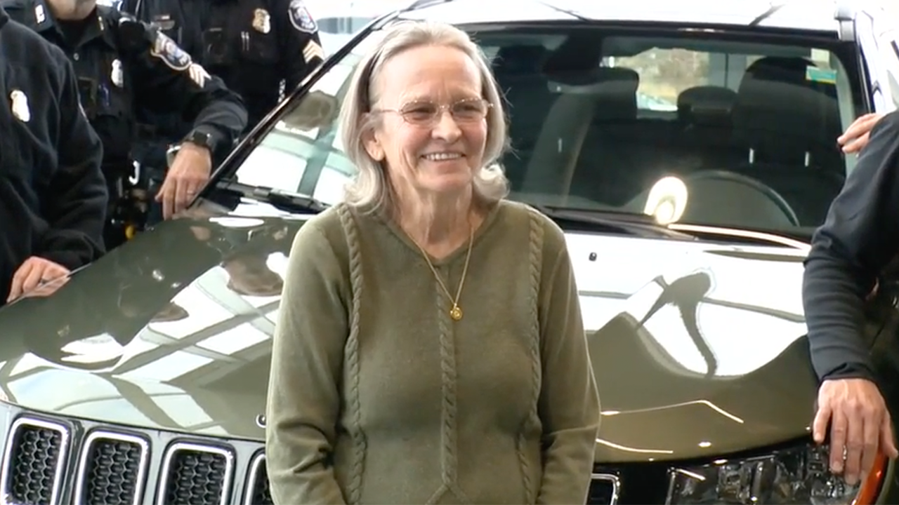 Michigan community surprises woman with brand new Jeep to reward her selfless deed: 'I was in shock'