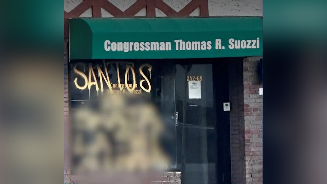 Rep. George Santos’ New York office window vandalized: ‘Beyond unacceptable’