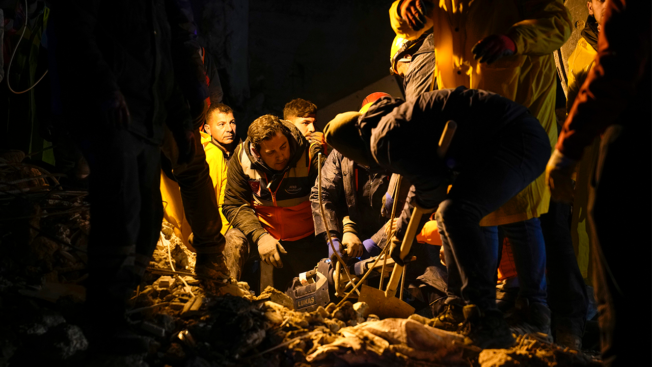 Rescuers search for survivors in Turkey, Syria after earthquake leaves more than 5,000 dead