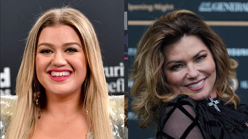 Kelly Clarkson tells Shania Twain about her past onstage wardrobe malfunction: 'I was commando'