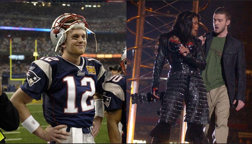 Tom Brady says Janet Jackson's infamous Super Bowl incident was