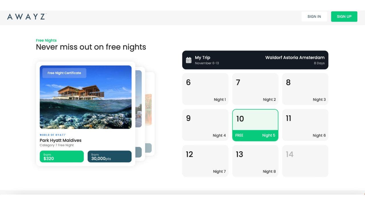 New online travel tool makes it easier to use points instead of paying for hotel stays