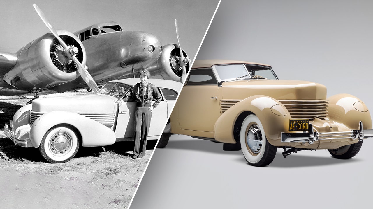 Amelia Earhart's once-lost 1937 Cord added to National Historic Vehicle Register