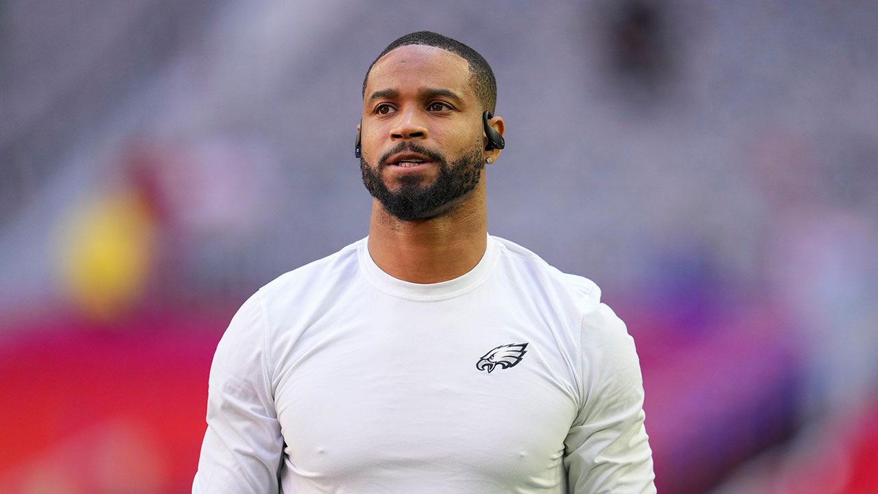 Darius Slay of the Philadelphia Eagles looks on during the game News  Photo - Getty Images