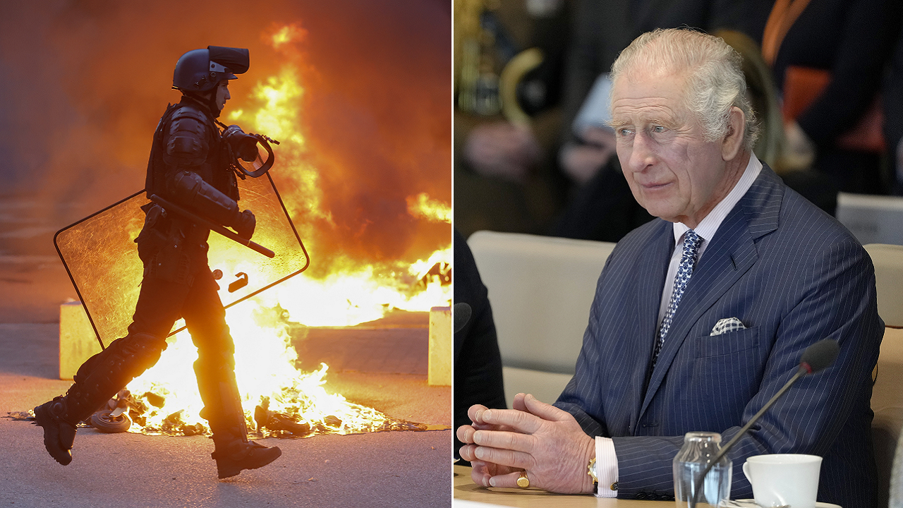 France protests draw 1M, force King Charles to delay visit amid anger over retirement changes