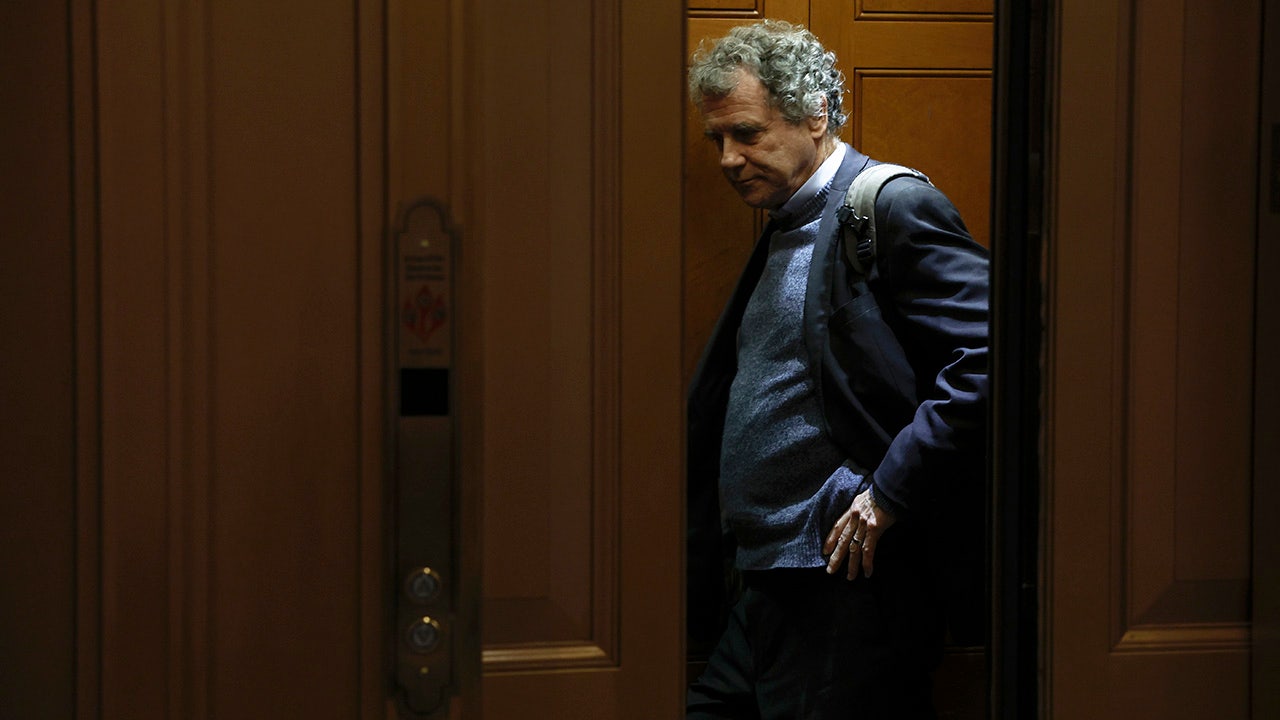 Sen. Sherrod Brown, D-Ohio, leaves the Capitol Building on Feb. 27, 2023 in Washington, D.C. (Anna Moneymaker/Getty Images)
