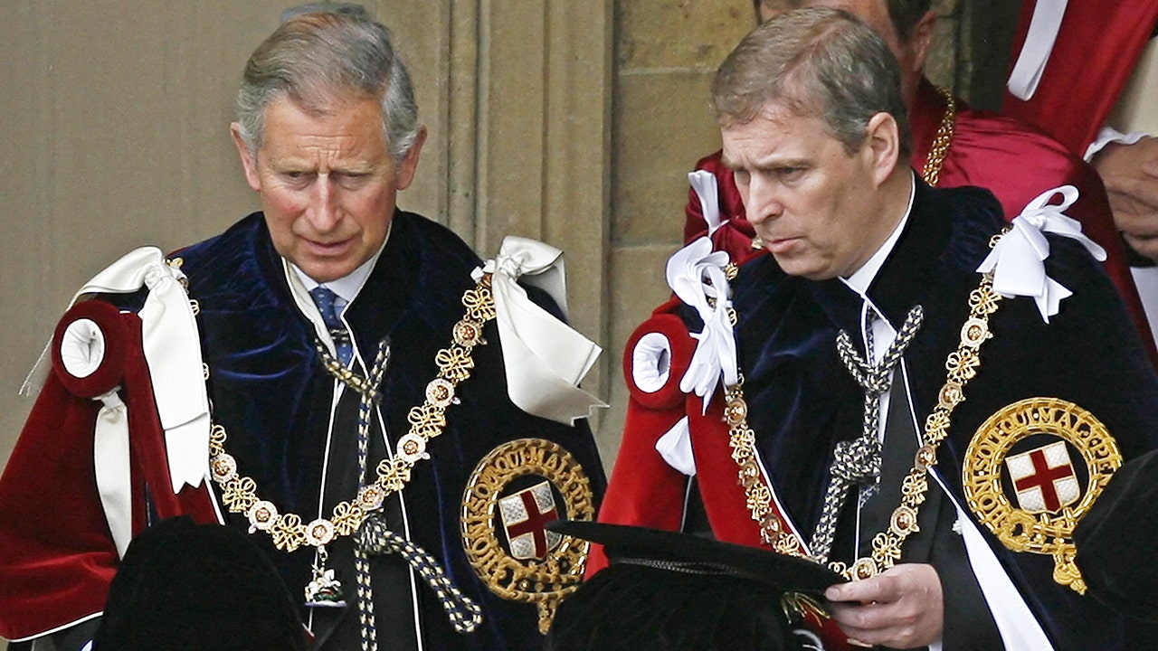 Will Prince Andrew be permitted to wear his Knight of the Garter robes at  the coronation?