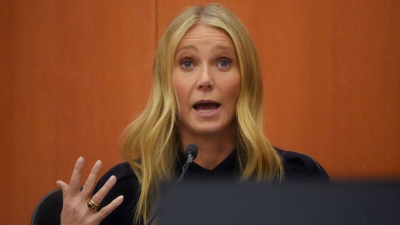 Gwyneth Paltrow maintains the narrative that Terry Sanderson crashed into her from behind. (Rick Bowmer)
