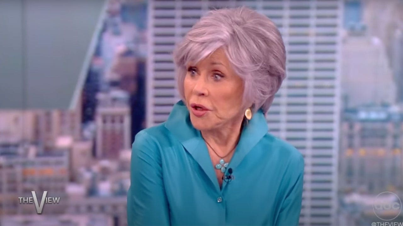 Abortion groups silent as pro-life advocates condemn Jane Fonda's 'murder' suggestion on 'The View'