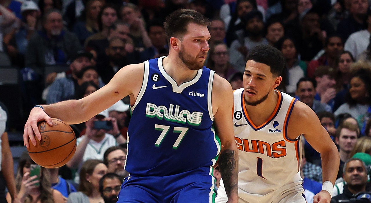 Mavericks’ Luka Doncic, Suns' Devin Booker go face-to-face in game's ...