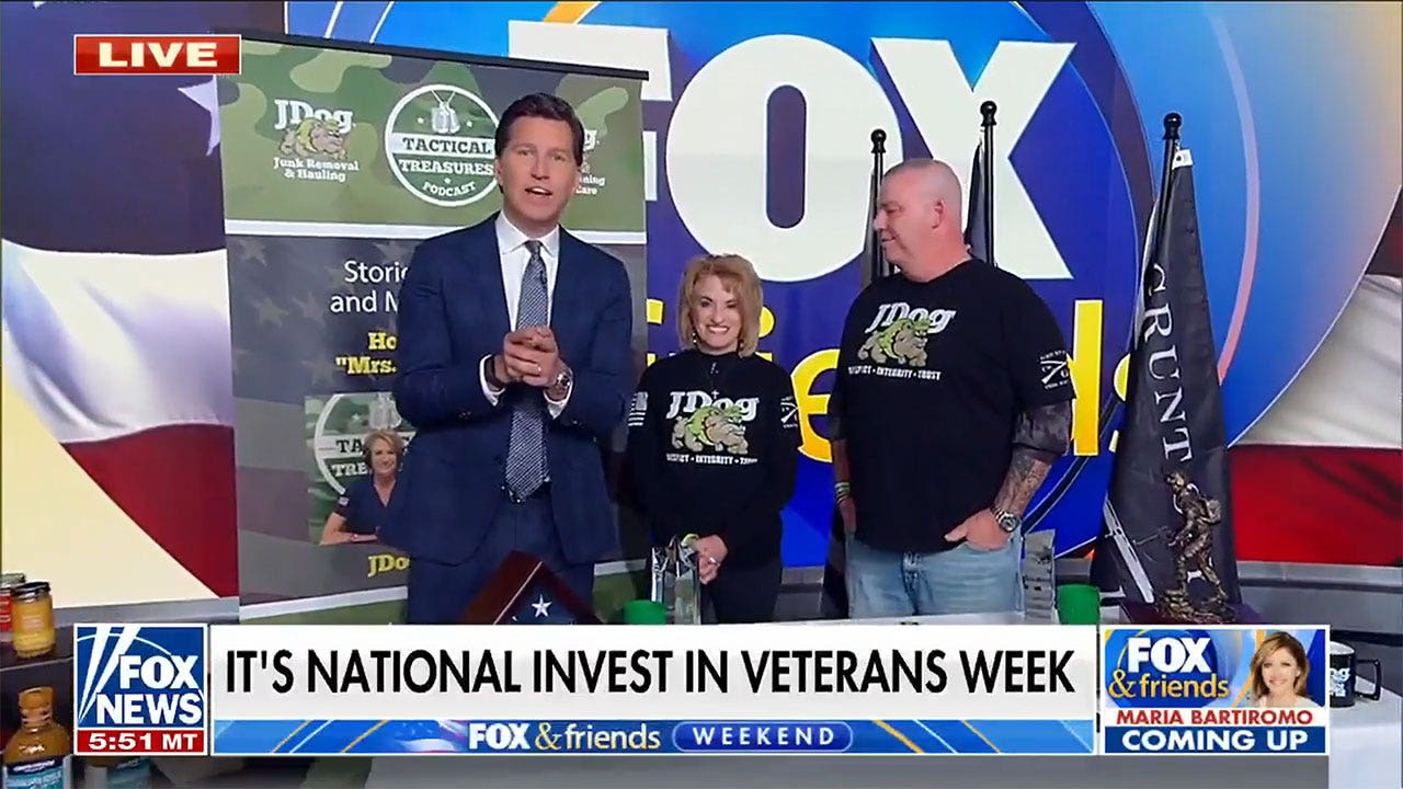 Veterans honored by FOX Sports NFL Sunday during broadcast from US