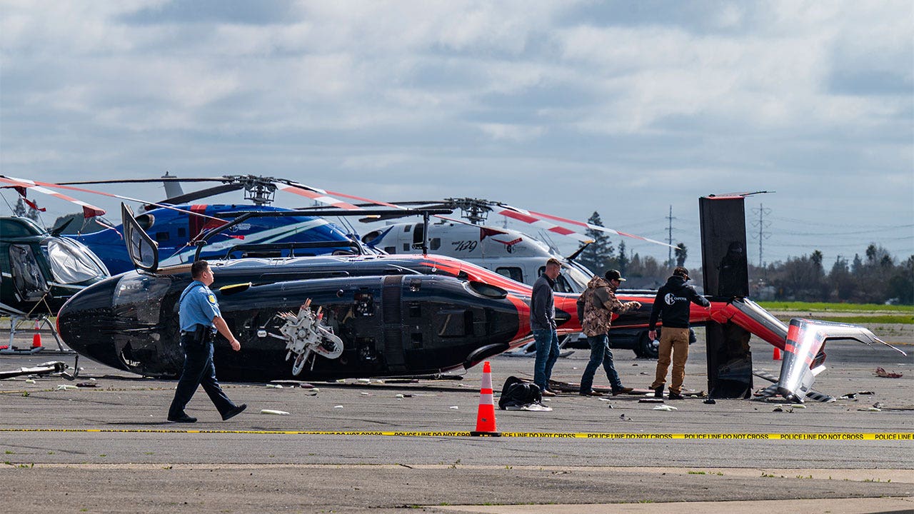 Theft suspect crashes helicopter at Sacramento Executive Airport in California, flees: police