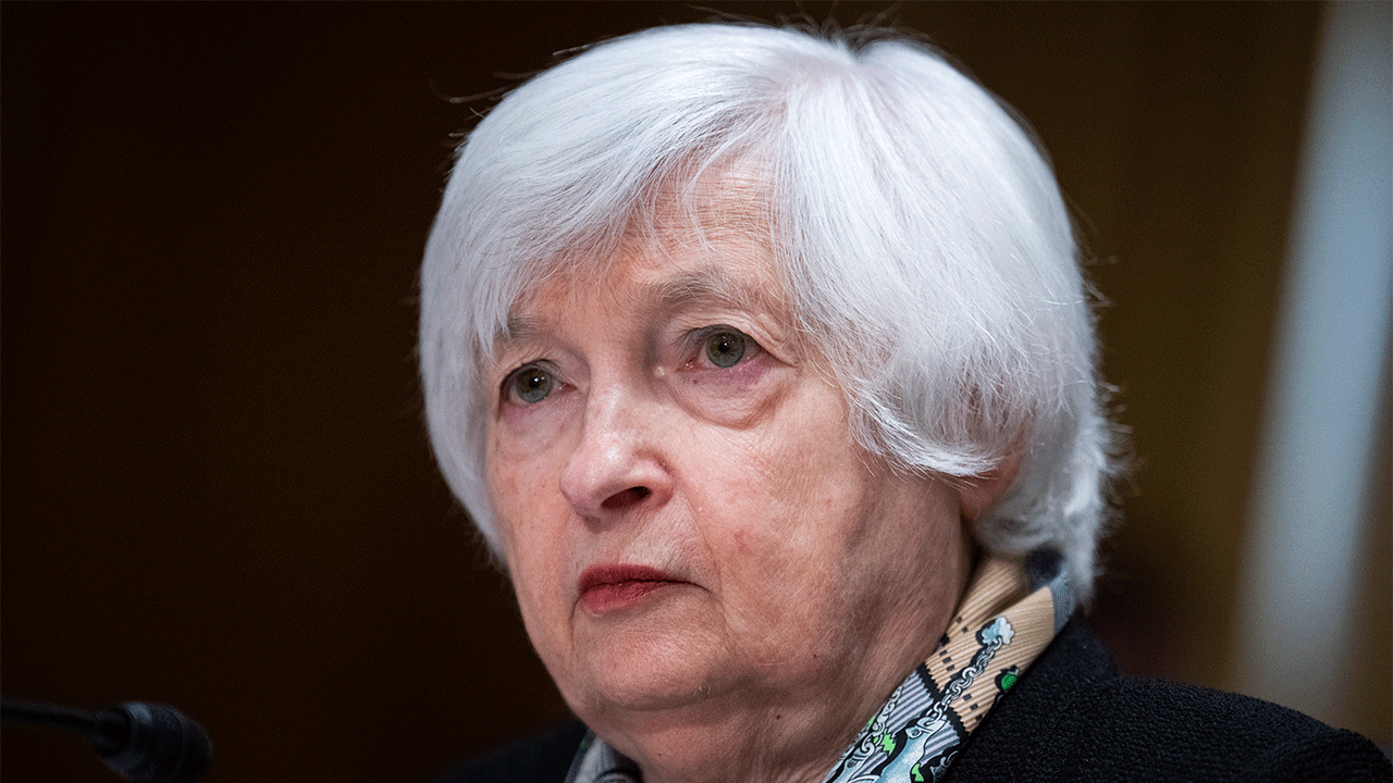 Janet Yellen during a hearing