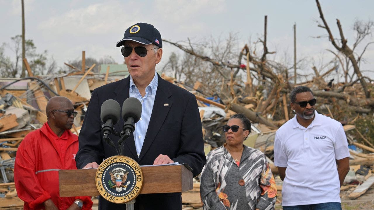 Biden Visits Mississippi Town Devastated by Tornado, Calls Town by Wrong Name