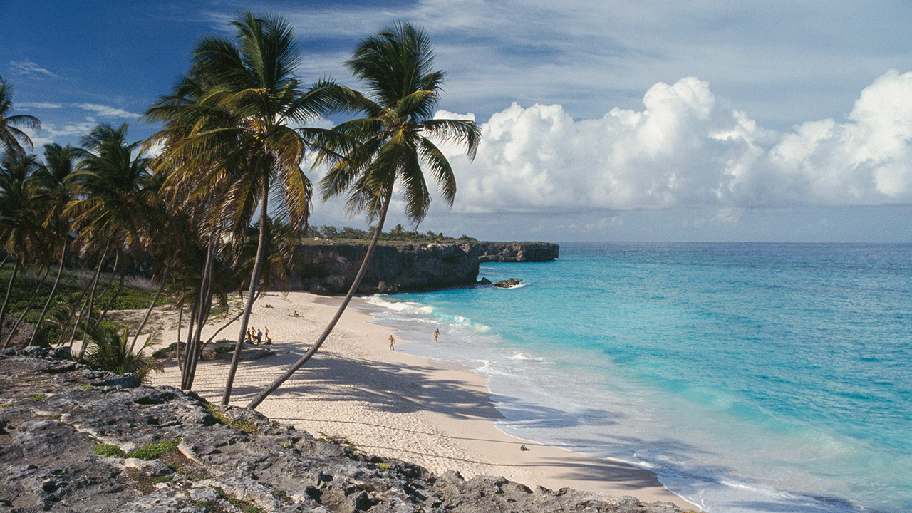 Barbados is a quieter place for spring break and usually doesn't have many students. 