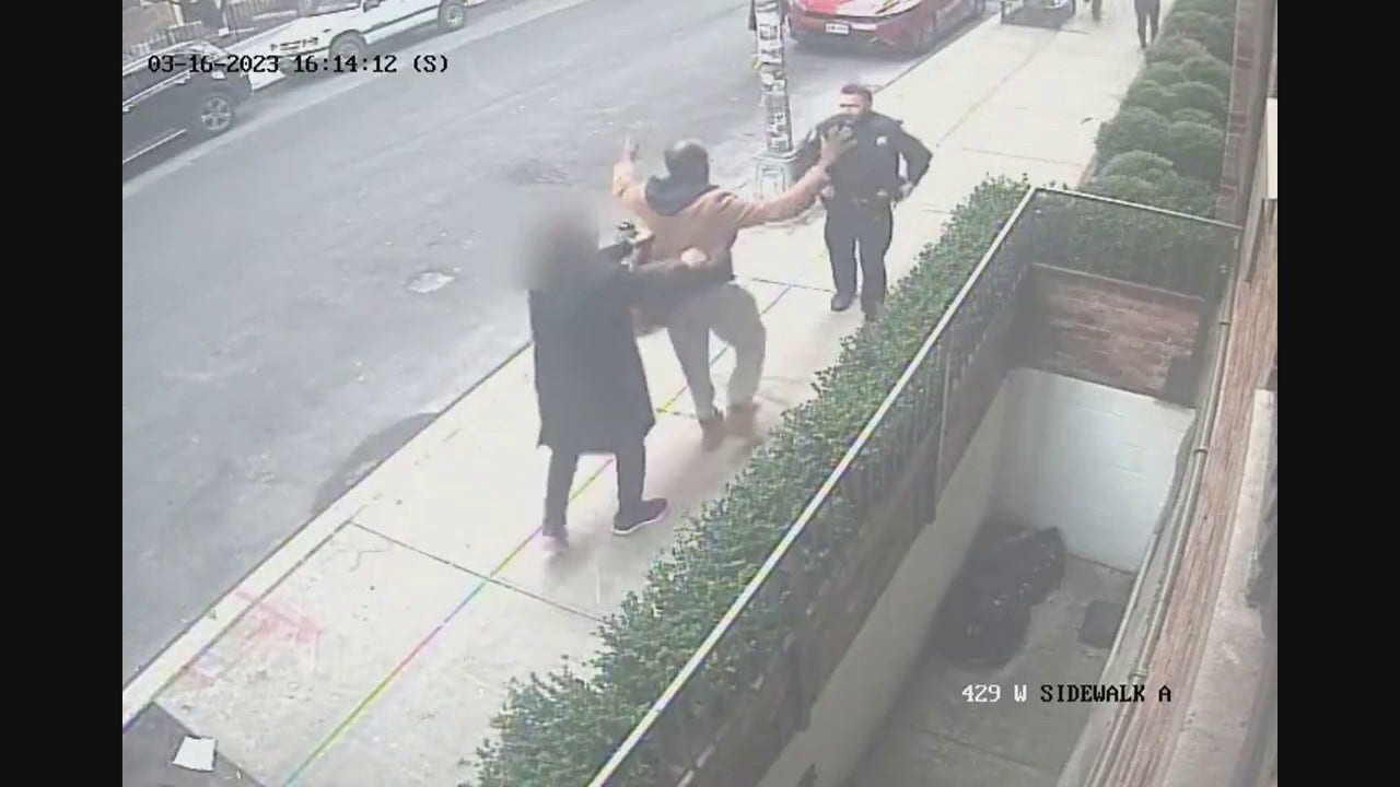 Video shows 'Good Samaritan' helping NYPD take down armed suspect