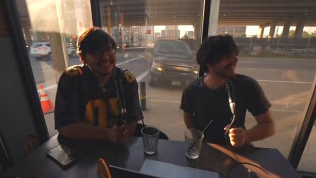 SUV smashes into Houston coffee shop, hits 2 men during podcast: video