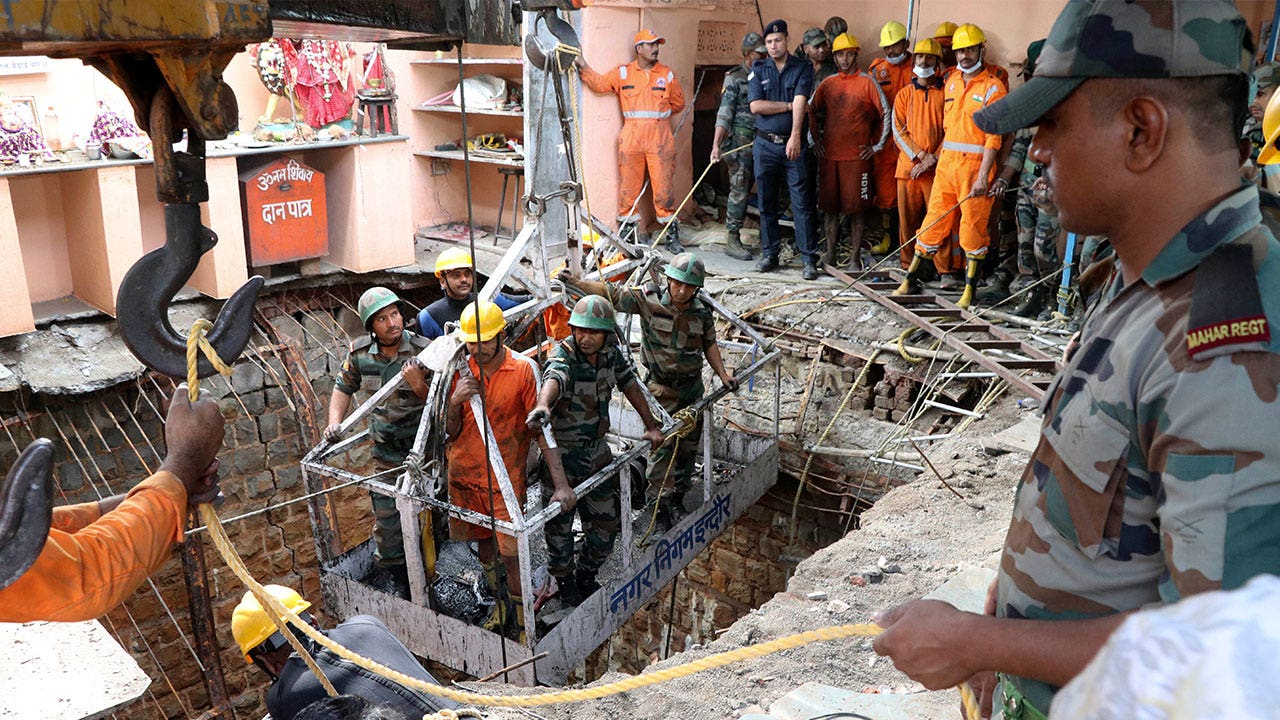 36 bodies found inside a well at an Indian temple following a ...
