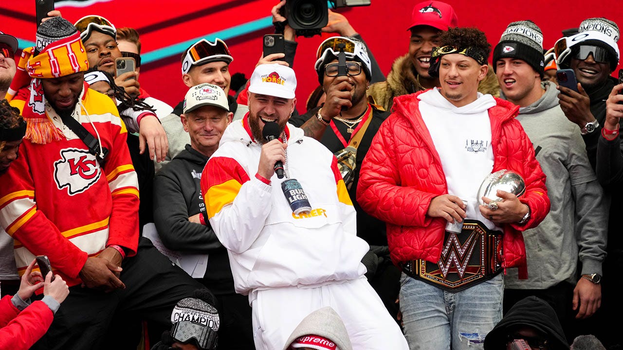 Kansas City Chiefs Travis Kelce Super Bowl Parade Jacket