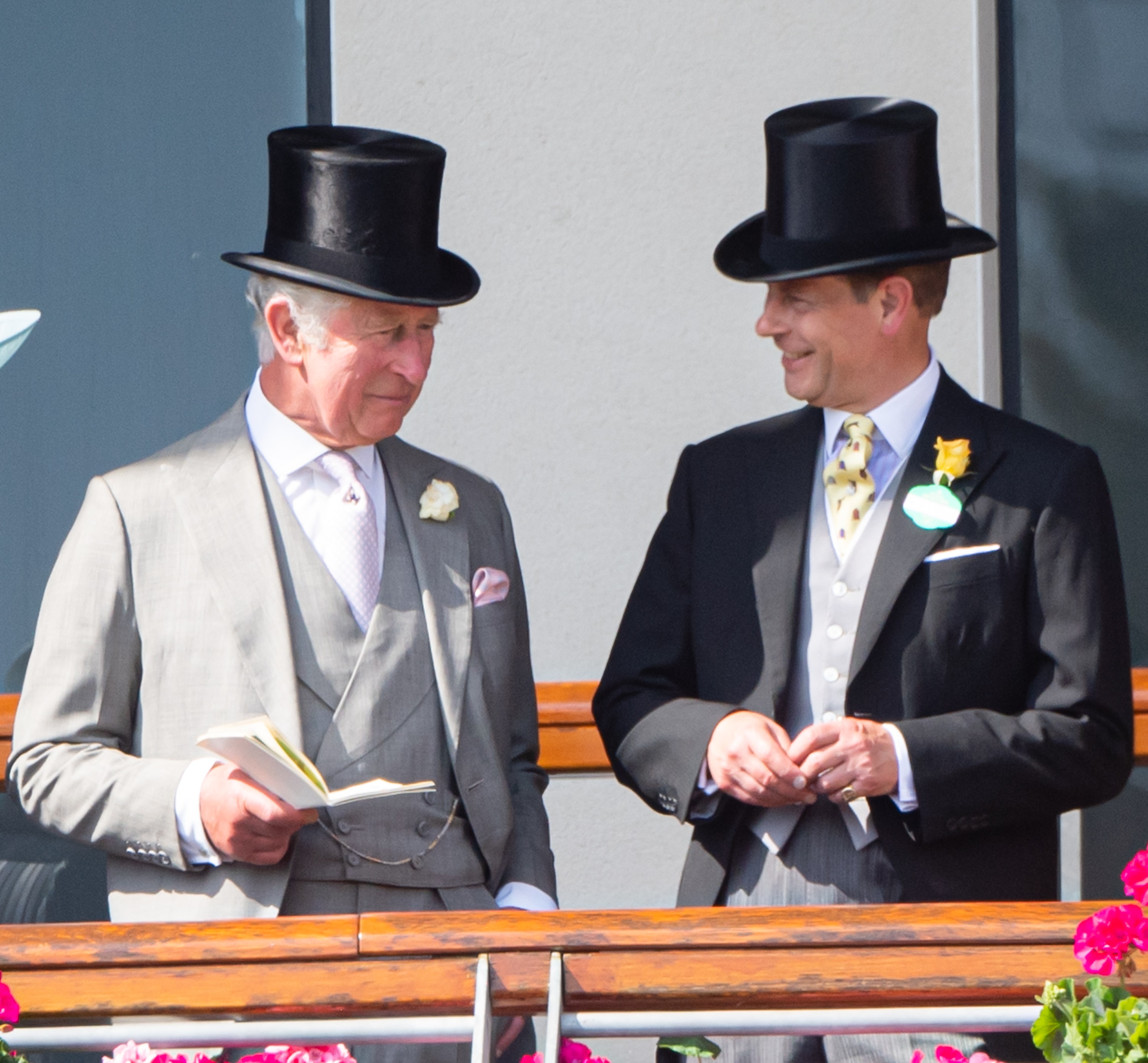 King Charles, left, has named Prince Edward the Duke of Edinburgh. (Samir Hussein)