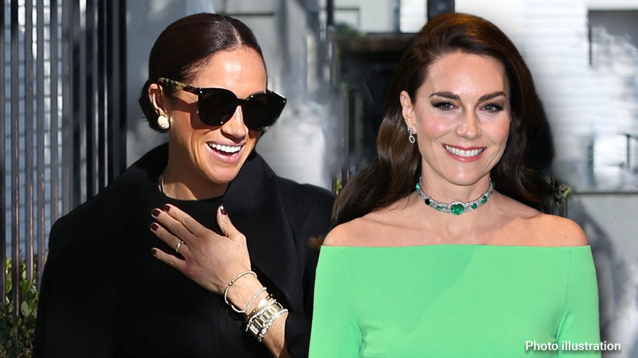 Meghan Markle's latest outfit choice has left fashion experts to believe she's far less relatable than the future queen, Kate Middleton. (Backgrid/Getty Images)