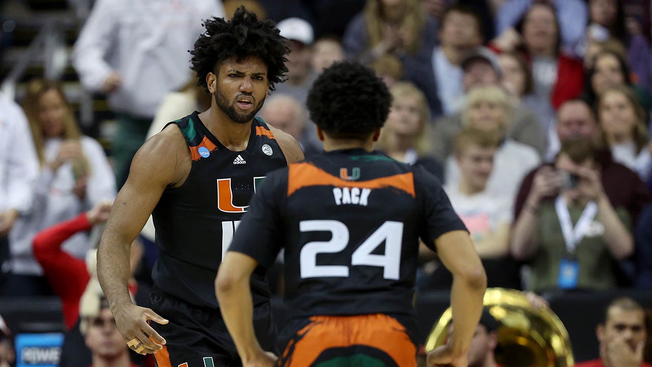 March Madness: No. 5 Miami takes out No. 1 Houston to make NCAA
